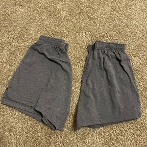 Soffe shorts - 2 medium gray pairs